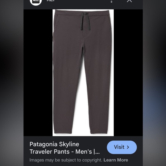😎 Patagonia Mens Sklyline Traveler Pants - Picture 3 of 16
